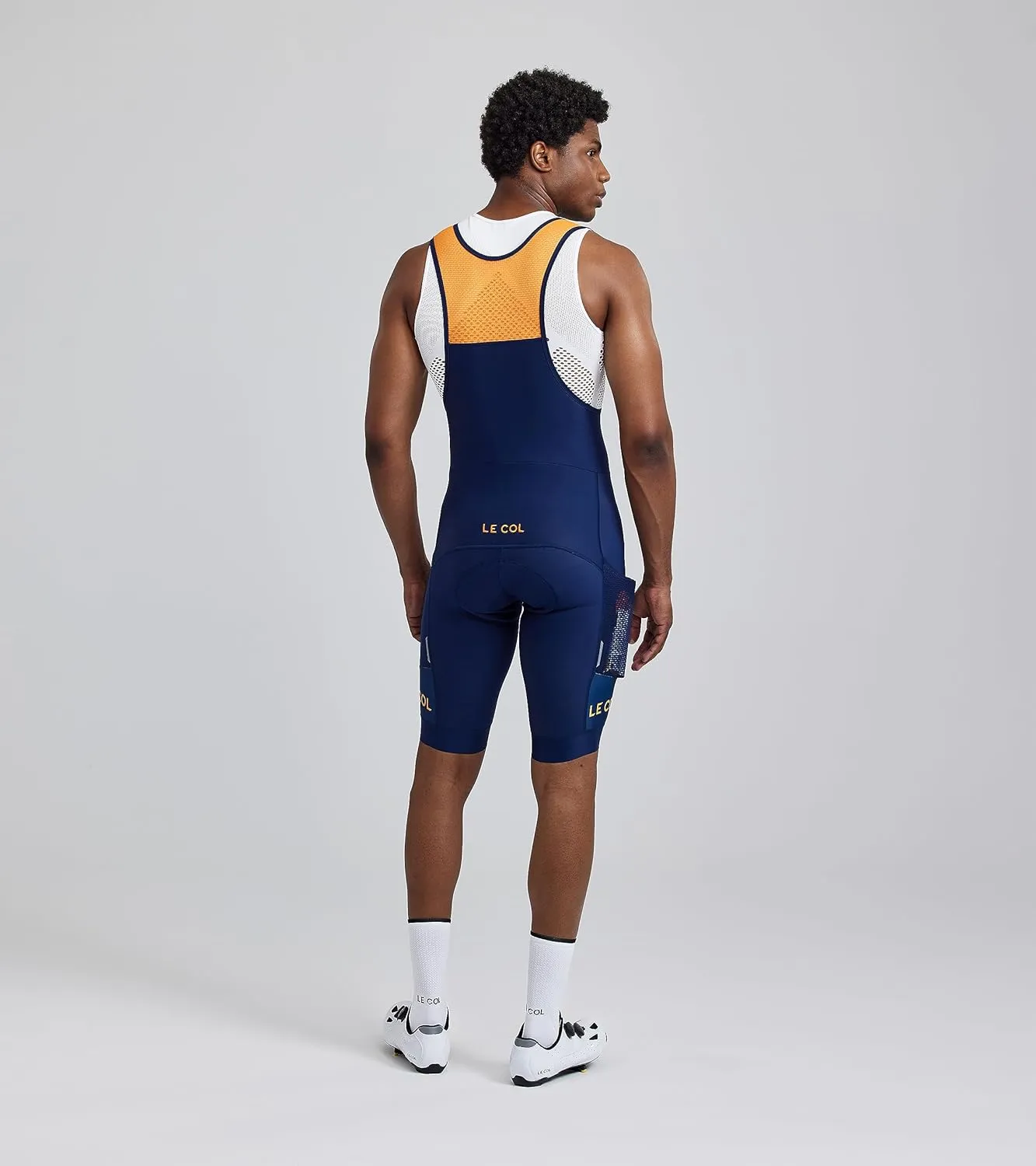 Men’s Sport Cargo Thermal Bib Shorts | Fleece Lined Cycle Shorts | Padded Chamois Cycling Pants Gel Inserts | XS - 3XL