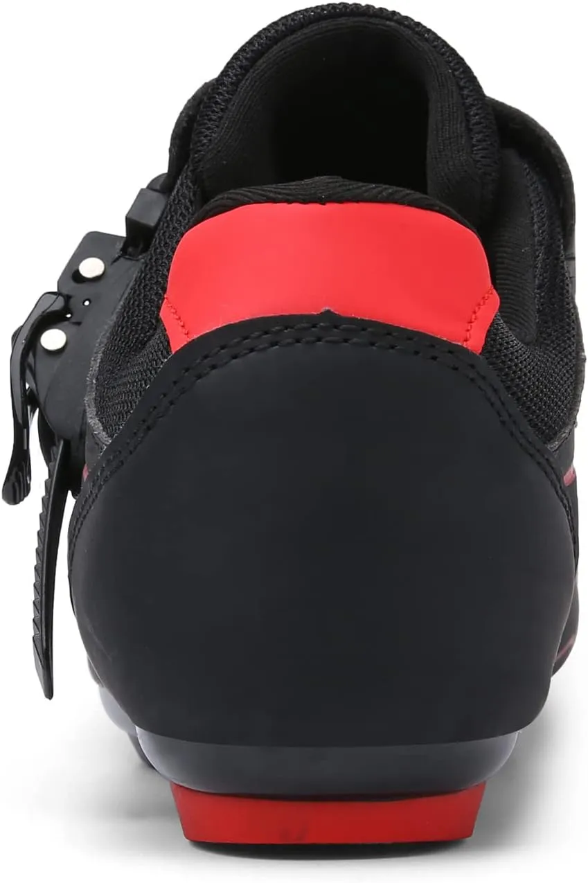 Mens Womens Cycling Shoes Compatible with Peloton Indoor Bicycle Pedals Clip in Road Bike Shoes Pre-Installed with Look Delta Cleats