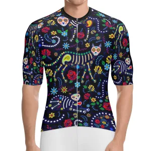 Mexican Skull Pro Team Short Sleeve Cycling Jersey
