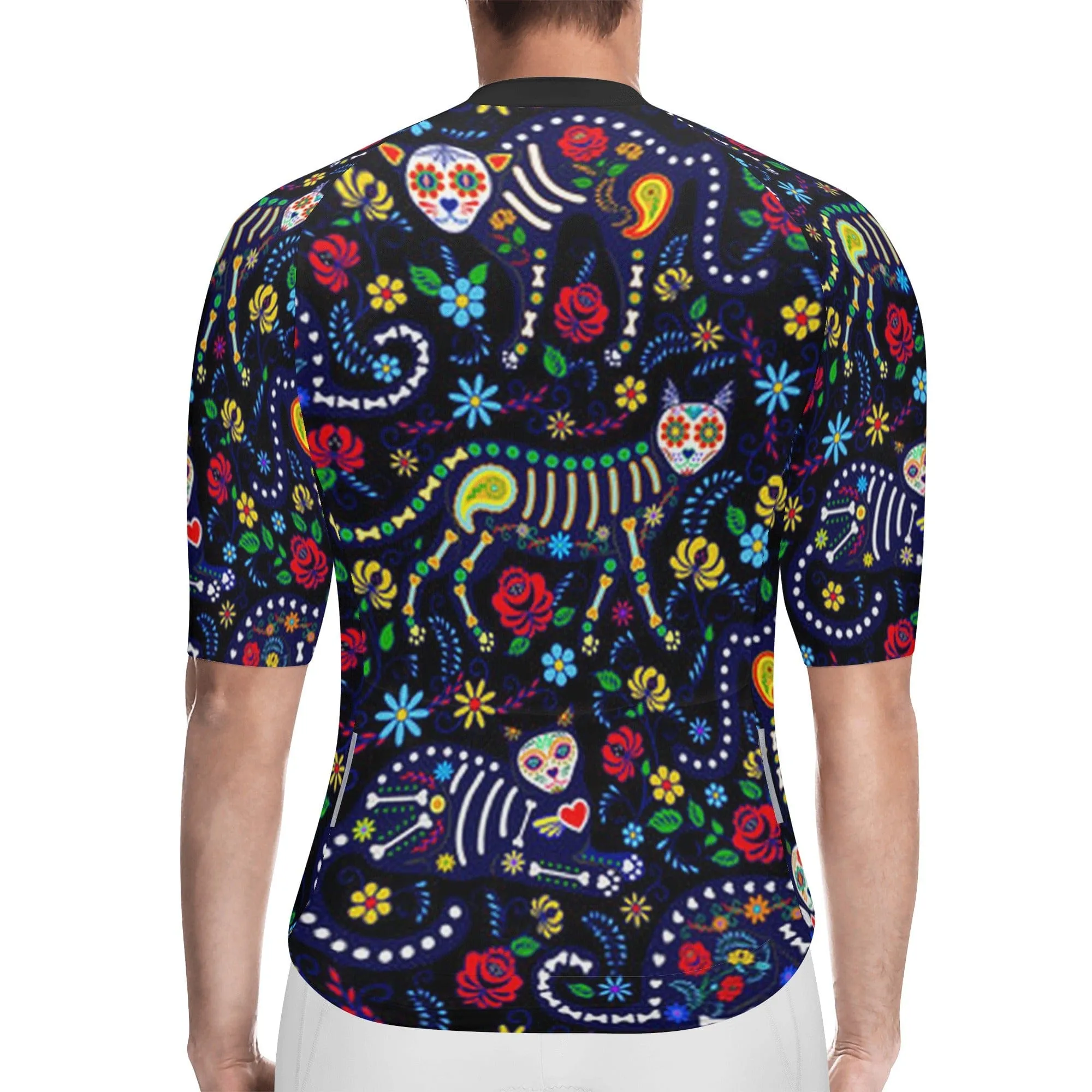 Mexican Skull Pro Team Short Sleeve Cycling Jersey