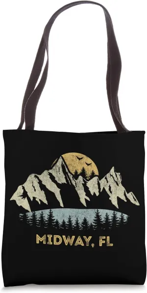 Midway Florida Mountain Sunset Sunrise FL Tote Bag
