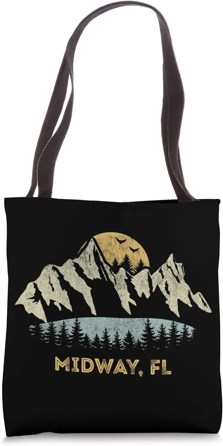 Midway Florida Mountain Sunset Sunrise FL Tote Bag