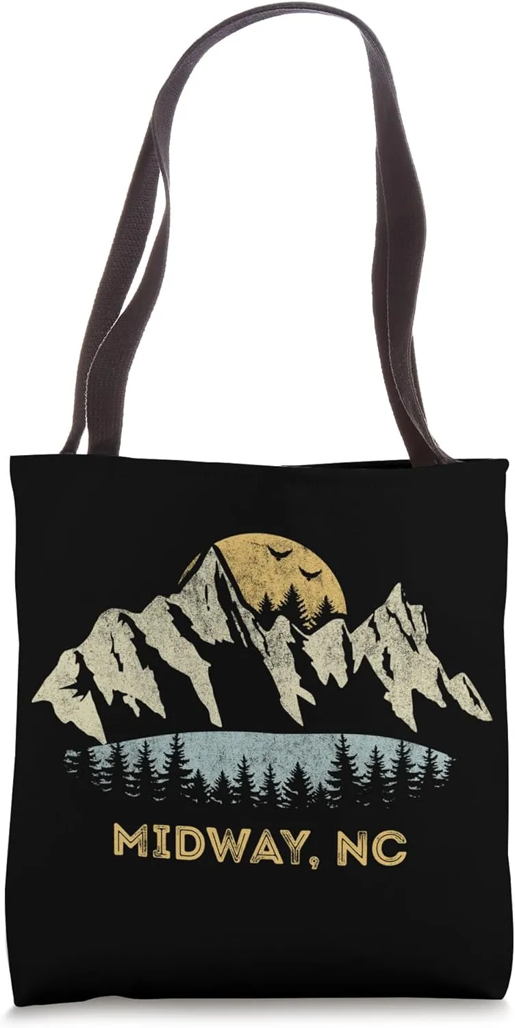 Midway North Carolina Mountain Sunset Sunrise NC Tote Bag