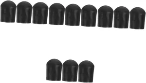 Mikinona 4sets Cello Endpin Protectors Rubber Tips Stopper Caps for Cello Parts Supplies 3pcs*4