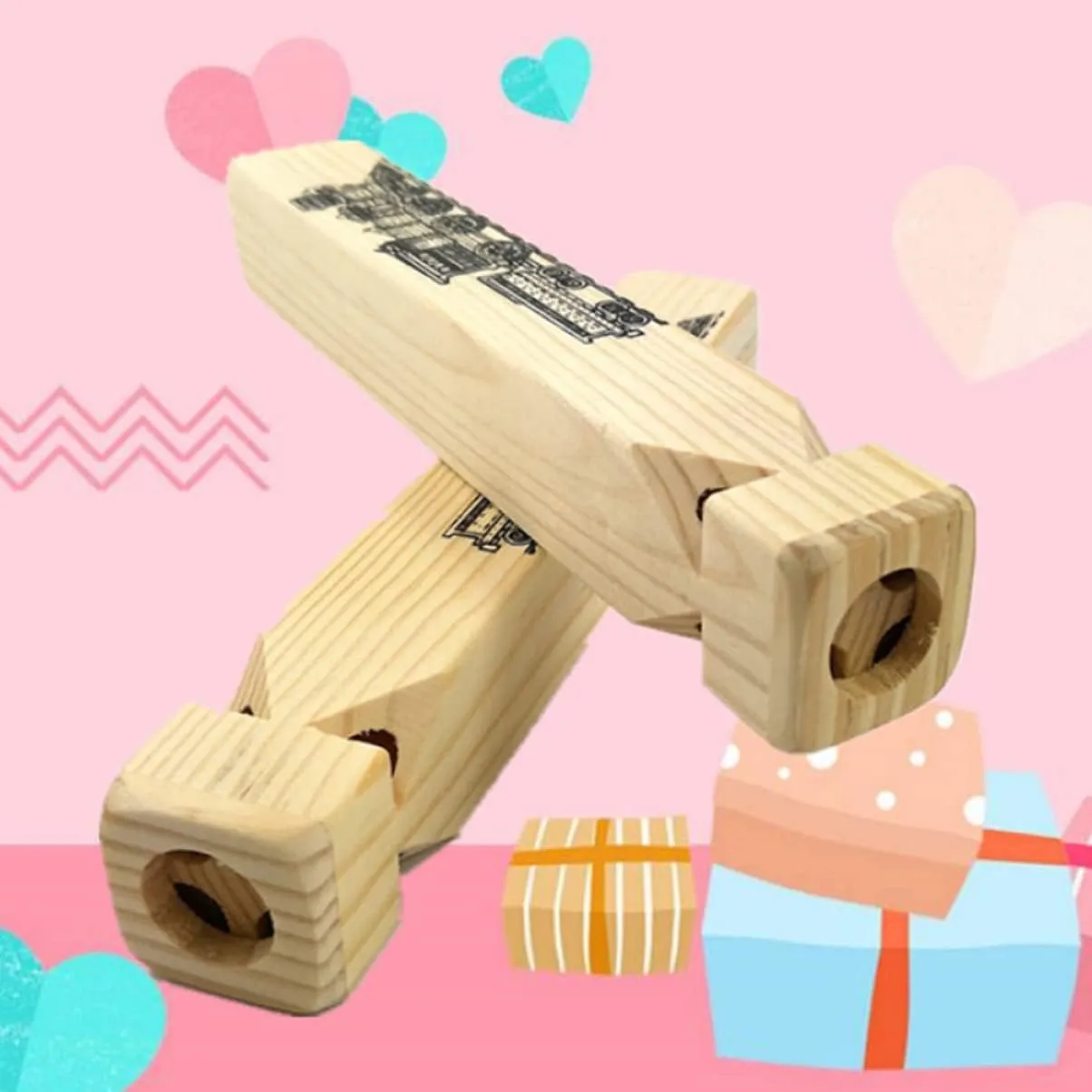 Milisten 3pcs Educational Kids Slide Whistle Toy Wooden Kids Flute Toy for Boys Girls Safe Musical Instrument
