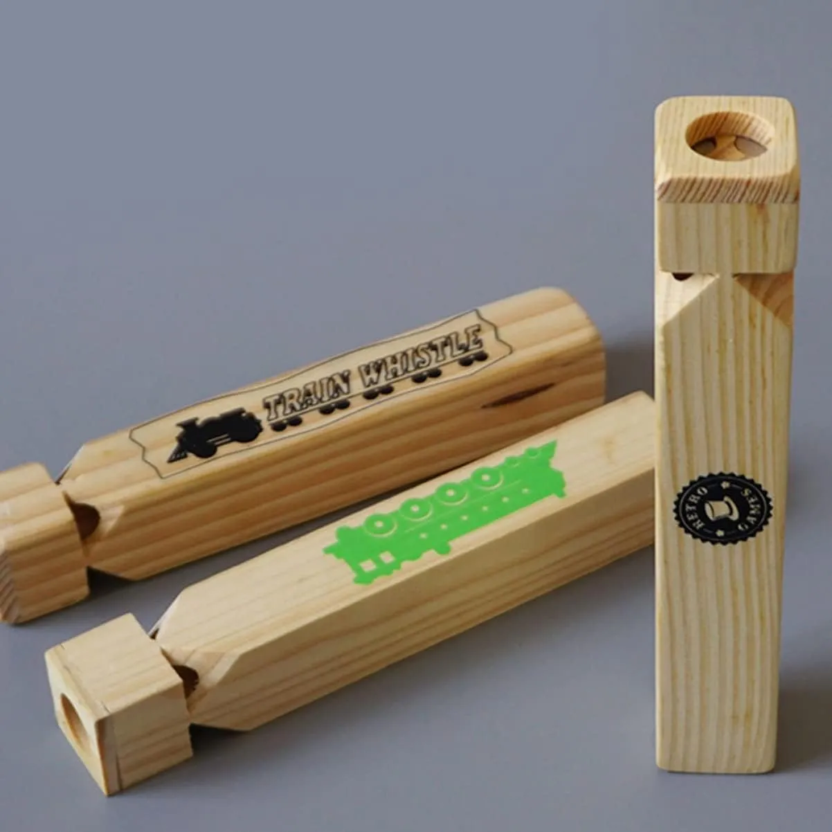 Milisten 3pcs Educational Kids Slide Whistle Toy Wooden Kids Flute Toy for Boys Girls Safe Musical Instrument