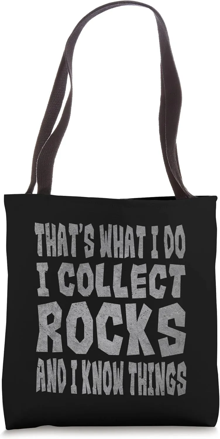 Mineralogist Geology Geode Hunter Geologist Rock Collecting Tote Bag