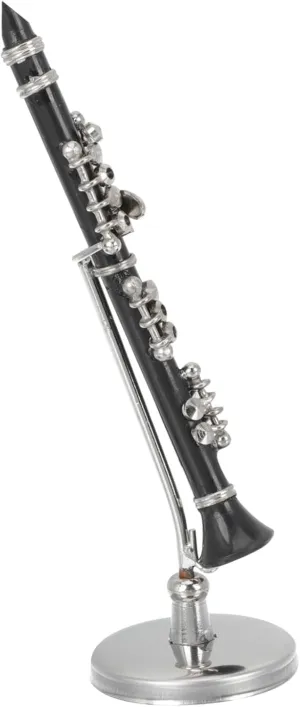Mini Clarinet Toy Model Storage Mini Musical Instruments for Boys and Girls Home Decor Present