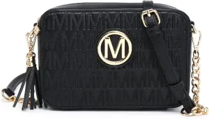 MKP Stylish Lightweight Fashion Crossbody Bag for Women Chic Signature Shoulder Messenger Bag with Tassel Zipper Pocket
