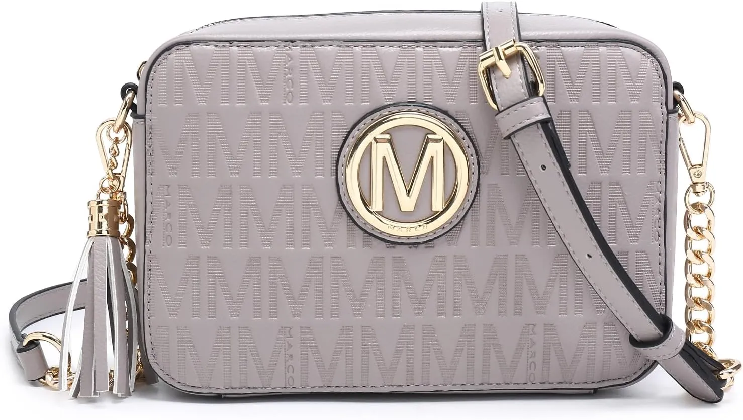 MKP Stylish Lightweight Fashion Crossbody Bag for Women Chic Signature Shoulder Messenger Bag with Tassel Zipper Pocket