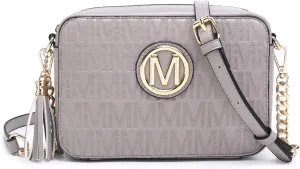 MKP Stylish Lightweight Fashion Crossbody Bag for Women Chic Signature Shoulder Messenger Bag with Tassel Zipper Pocket