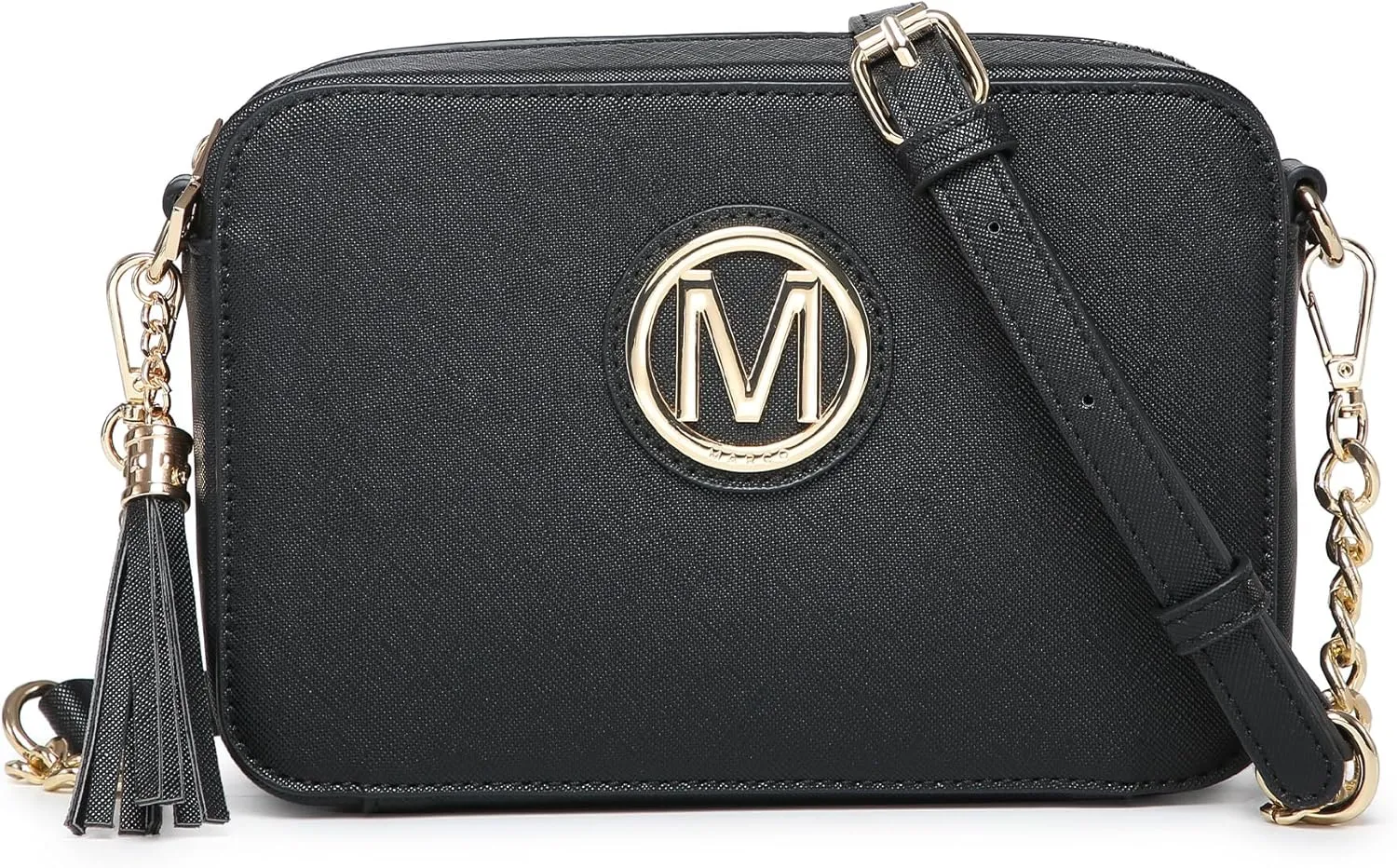 MKP Stylish Lightweight Fashion Crossbody Bag for Women Chic Signature Shoulder Messenger Bag with Tassel Zipper Pocket