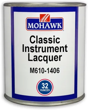 Mohawk Classic Instrument Lacquer, Clear Gloss, M610-1406, 1 Quart