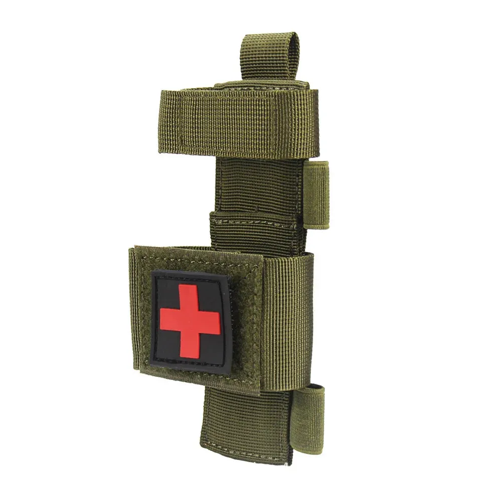 MOLLE Nylon Tourniquet Pouch Holder - Flashlight & Knife Holster