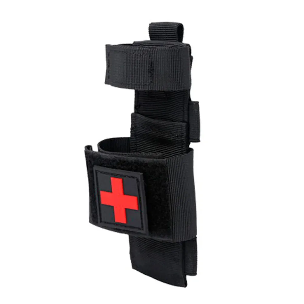 MOLLE Nylon Tourniquet Pouch Holder - Flashlight & Knife Holster