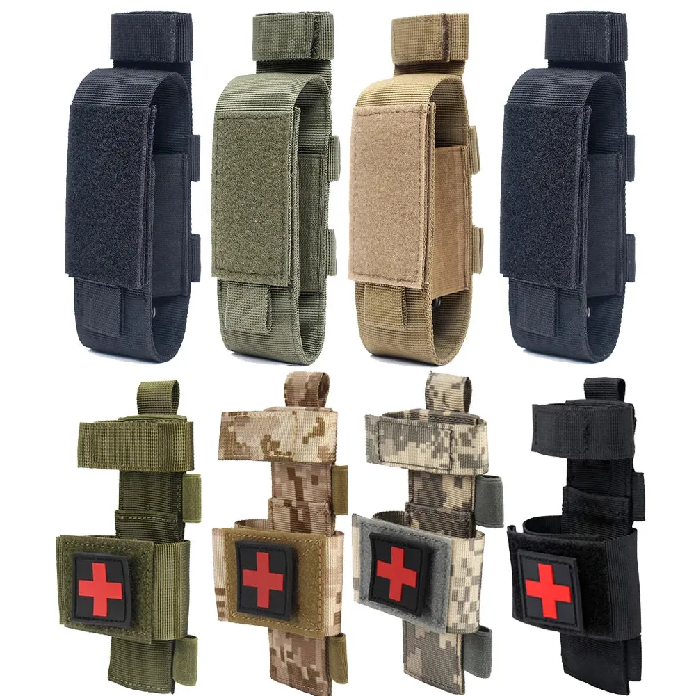 MOLLE Nylon Tourniquet Pouch Holder - Flashlight & Knife Holster