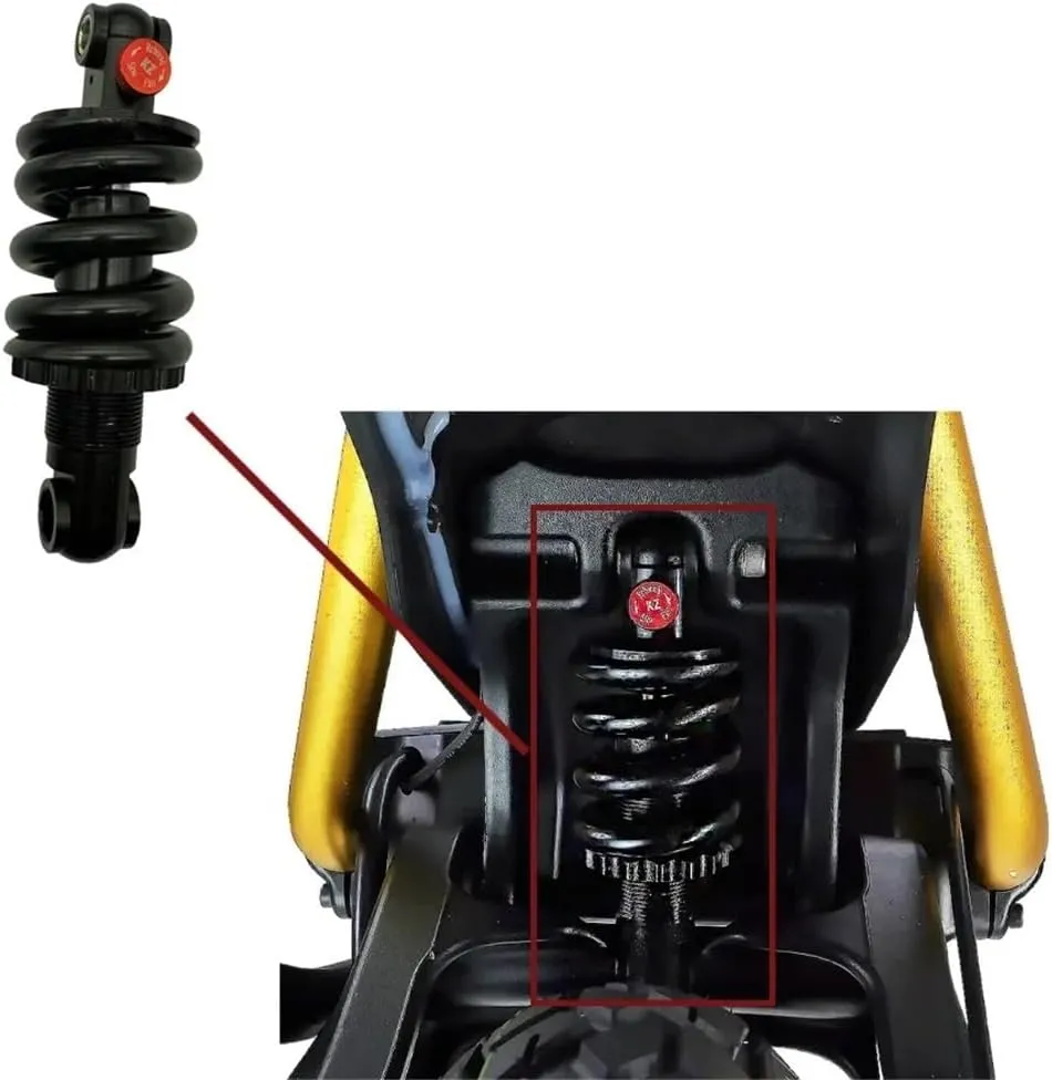 Motorcycle Rear Absorber 135mm Adjustable Rear Shock Absorbing Spring Suspension Block Oil Absorber Original for Kaabo Wolf King