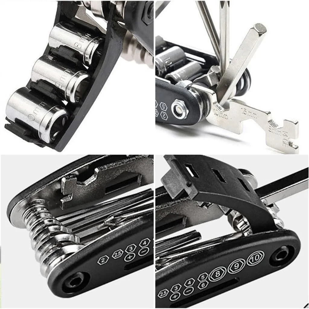 Mountain cycle Portable socket multipurpose wrench bicycle multi tool Screwdriver Motorcycle bike allen fix
