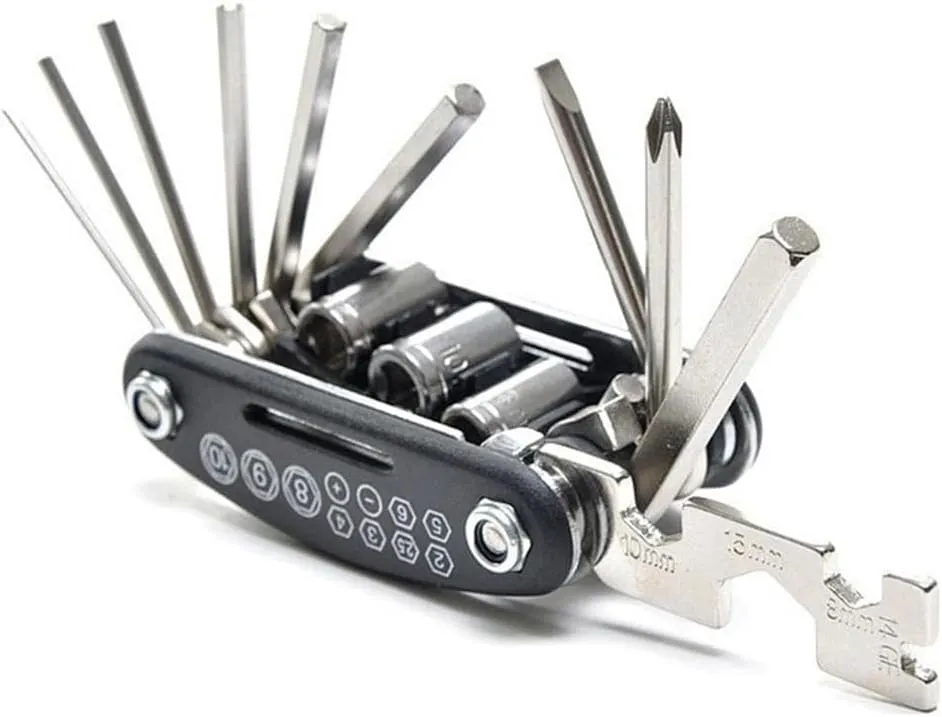 Mountain cycle Portable socket multipurpose wrench bicycle multi tool Screwdriver Motorcycle bike allen fix