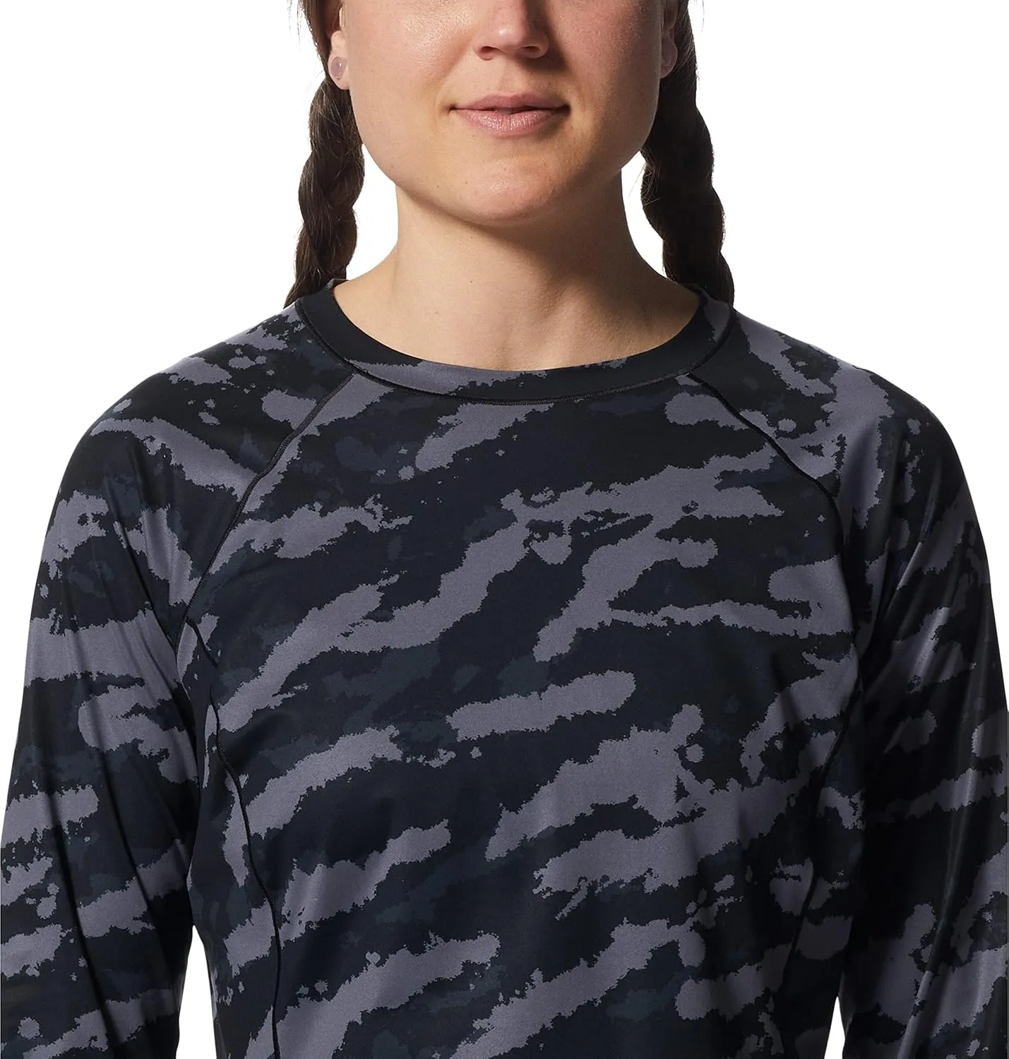 Mountain Hardwear Women's Mountain Stretch Long Sleeve Crew for Hiking, Climbing, Skiing, and Everyday Wear
