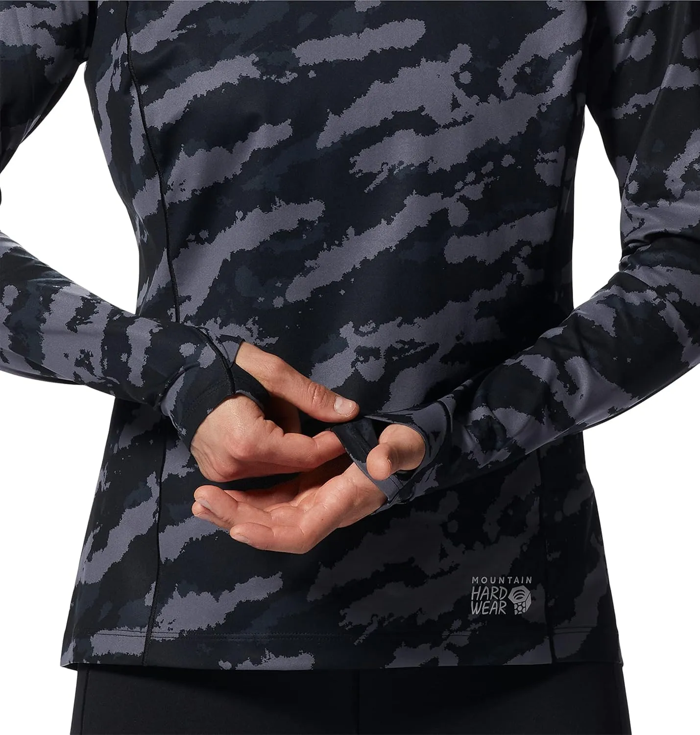 Mountain Hardwear Women's Mountain Stretch Long Sleeve Crew for Hiking, Climbing, Skiing, and Everyday Wear