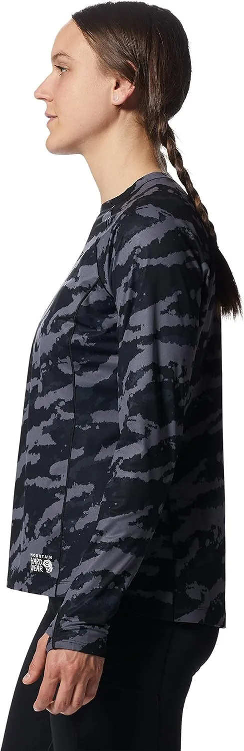 Mountain Hardwear Women's Mountain Stretch Long Sleeve Crew for Hiking, Climbing, Skiing, and Everyday Wear