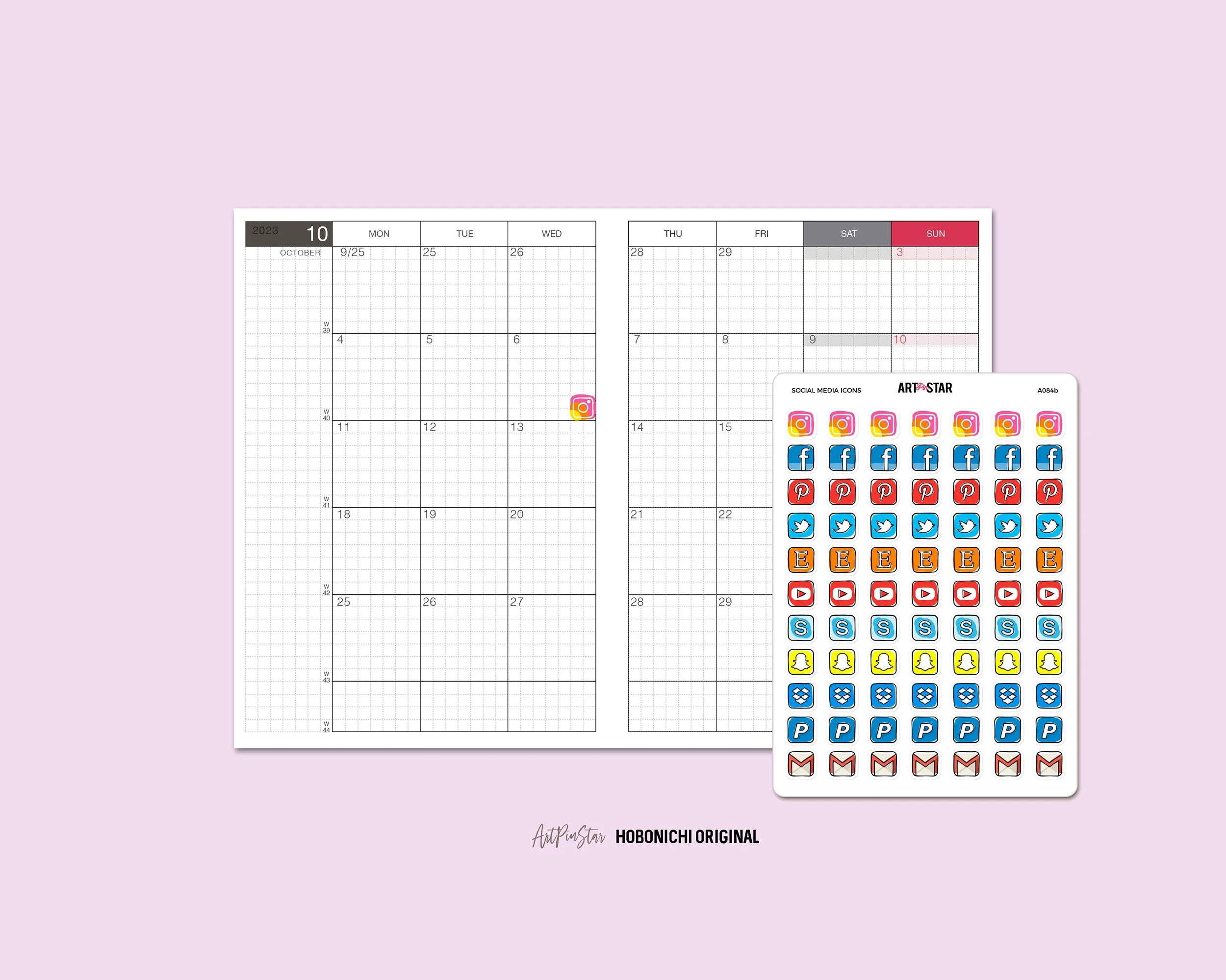 Music Instrument Clear Stickers