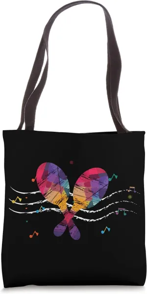 Musical Instrument, Music Lover, Music Teacher, Rattles Tote Bag