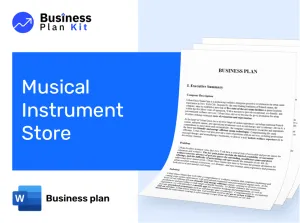 Musical Instrument Store Business Plan Example