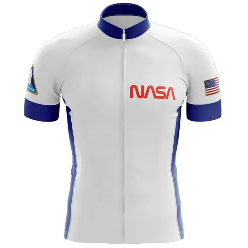 NASA White Cycling Jersey