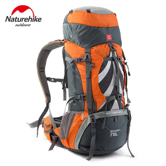 NatureHike 70L Rucksack Outdoor Hiking Backpack Nylon Waterproof