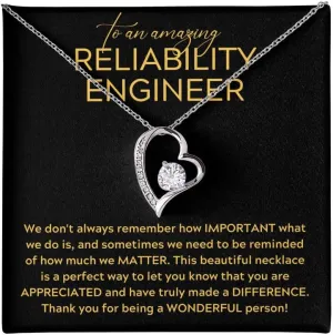 Necklace Message Card Box Forever Love - We Don't Always - Appreciation Sales Business Coworker Retirement Thank You