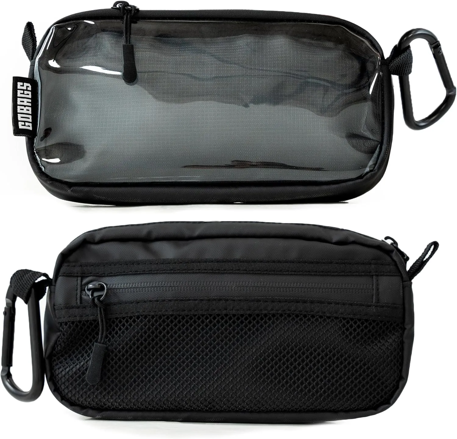 NEO Production Zipper Bags - Electronics & Camera Accessories Bag - Cable organizer, Gear Accessory Pouch, Travel Camera Essentials (Extra Small, Black, 2 pack)