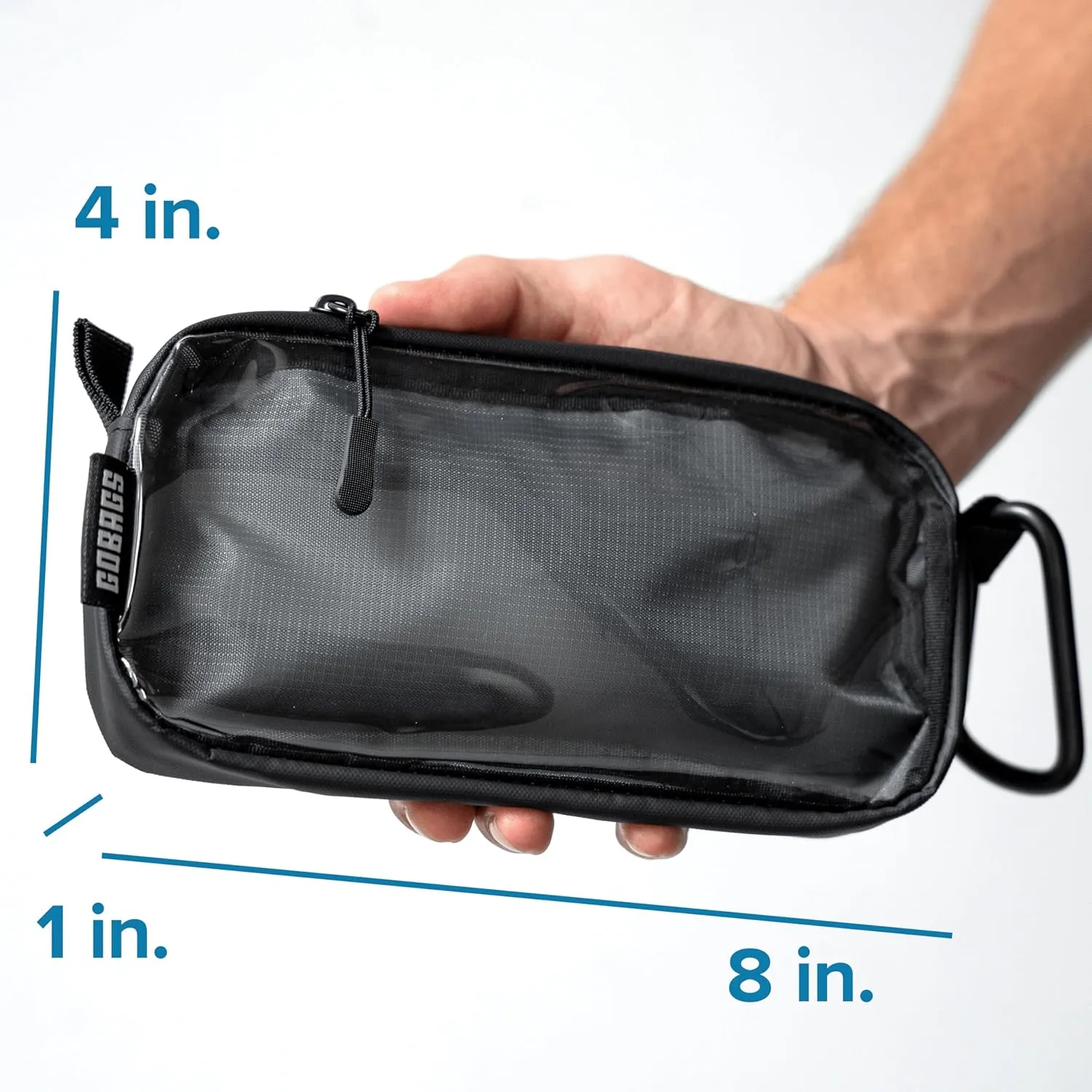 NEO Production Zipper Bags - Electronics & Camera Accessories Bag - Cable organizer, Gear Accessory Pouch, Travel Camera Essentials (Extra Small, Black, 2 pack)
