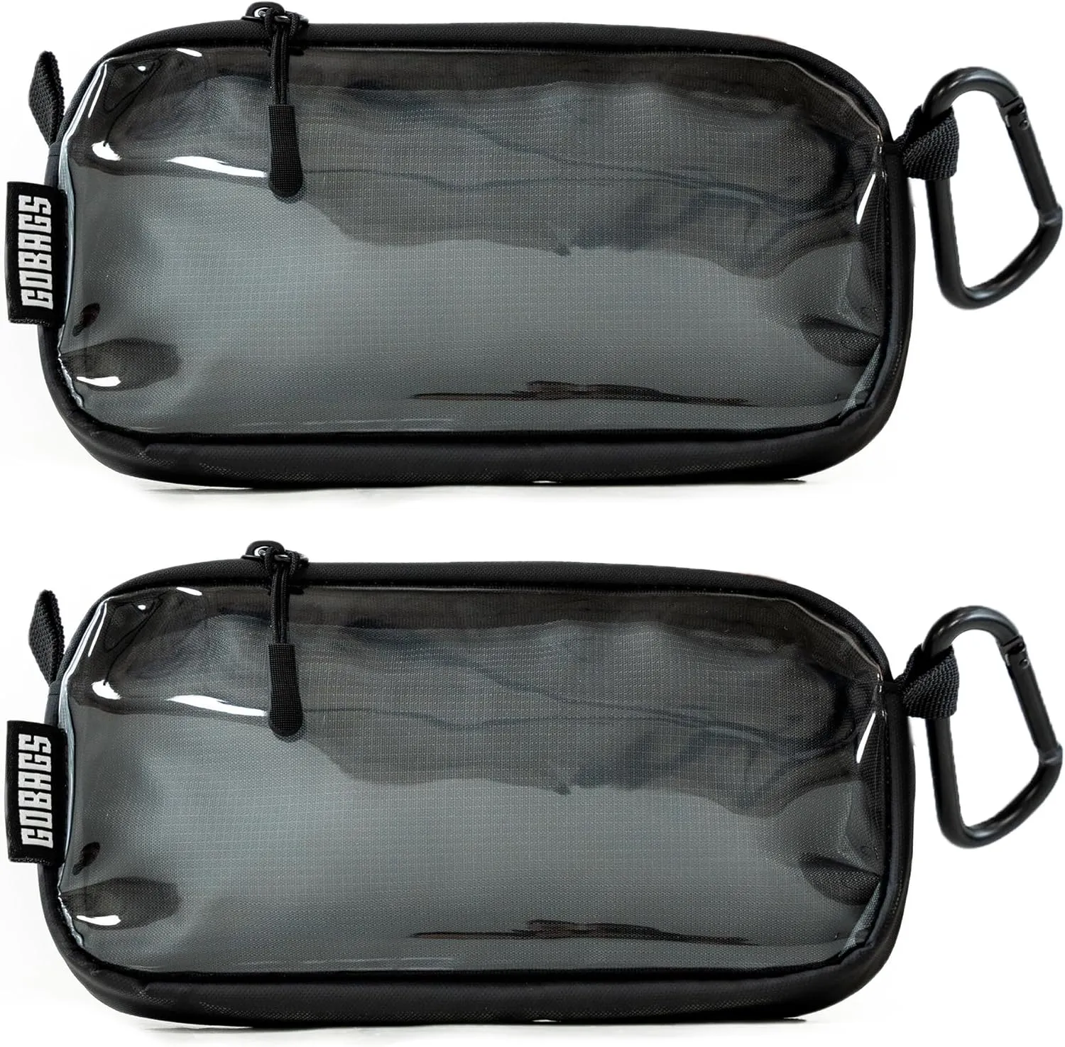 NEO Production Zipper Bags - Electronics & Camera Accessories Bag - Cable organizer, Gear Accessory Pouch, Travel Camera Essentials (Extra Small, Black, 2 pack)
