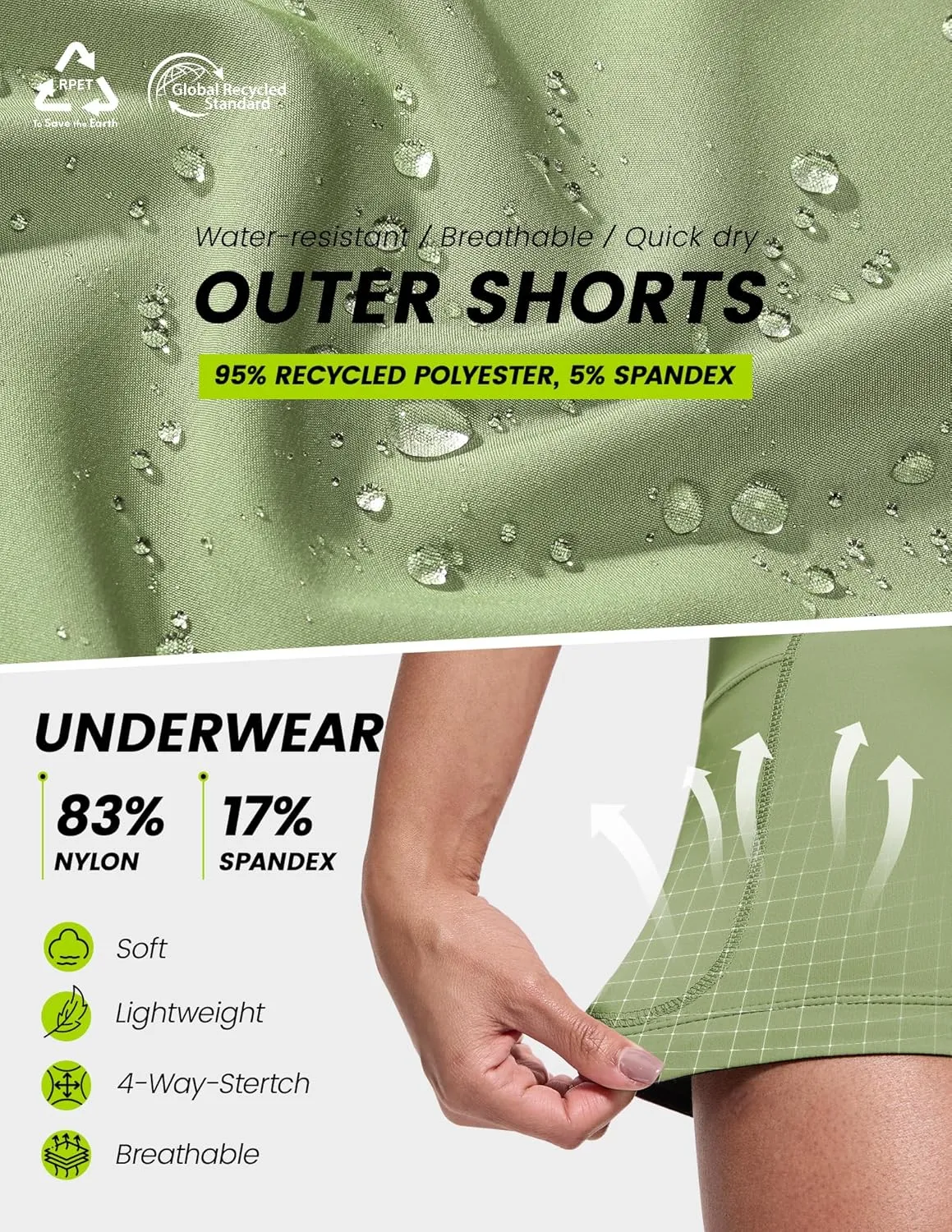 Nepest Womens Cycling Shorts Padded Mountain Bike Road Biking Padding Cycle Biker Bicycle Shorts with Zipper Pockets