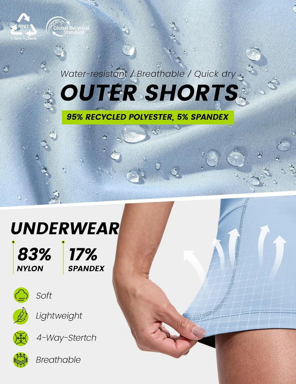 Nepest Womens Cycling Shorts Padded Mountain Bike Road Biking Padding Cycle Biker Bicycle Shorts with Zipper Pockets