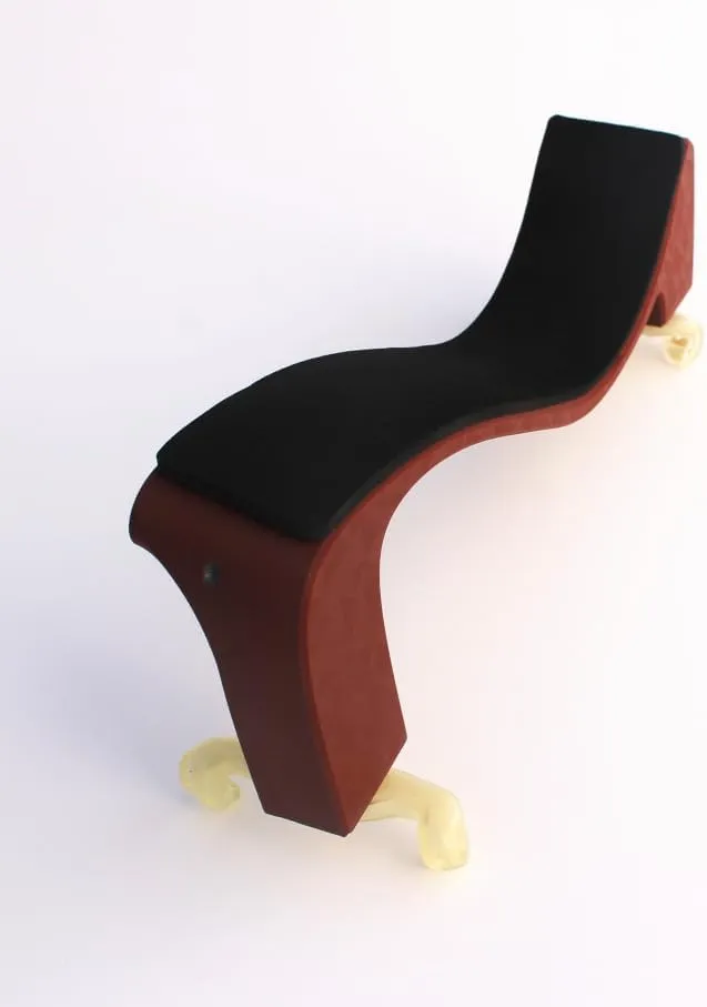 Neptune Shoulder Rest for Violin and Viola (Rosewood, Violin)