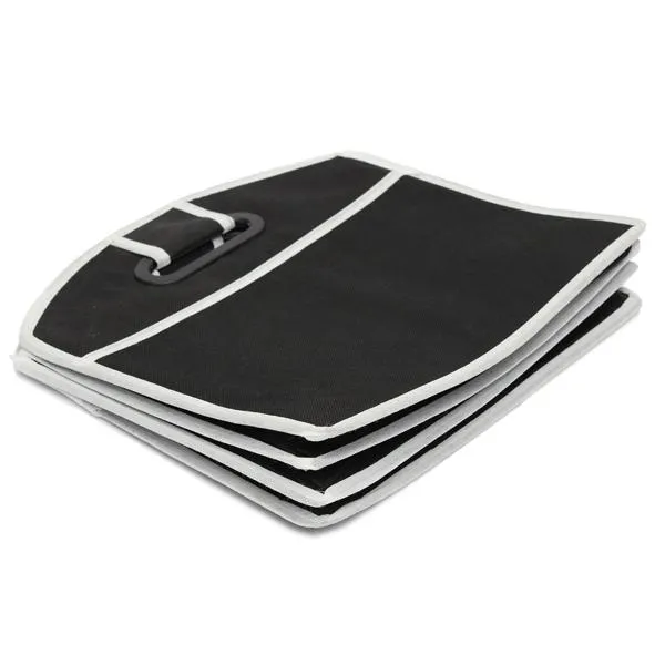New Foldable Collapsible Car Boot Storage Box Heavy Duty Tidy Tool Organizer Bag Black