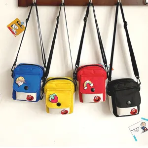 New Sesame Street Female Canvas Cartoon Shoulder Bags