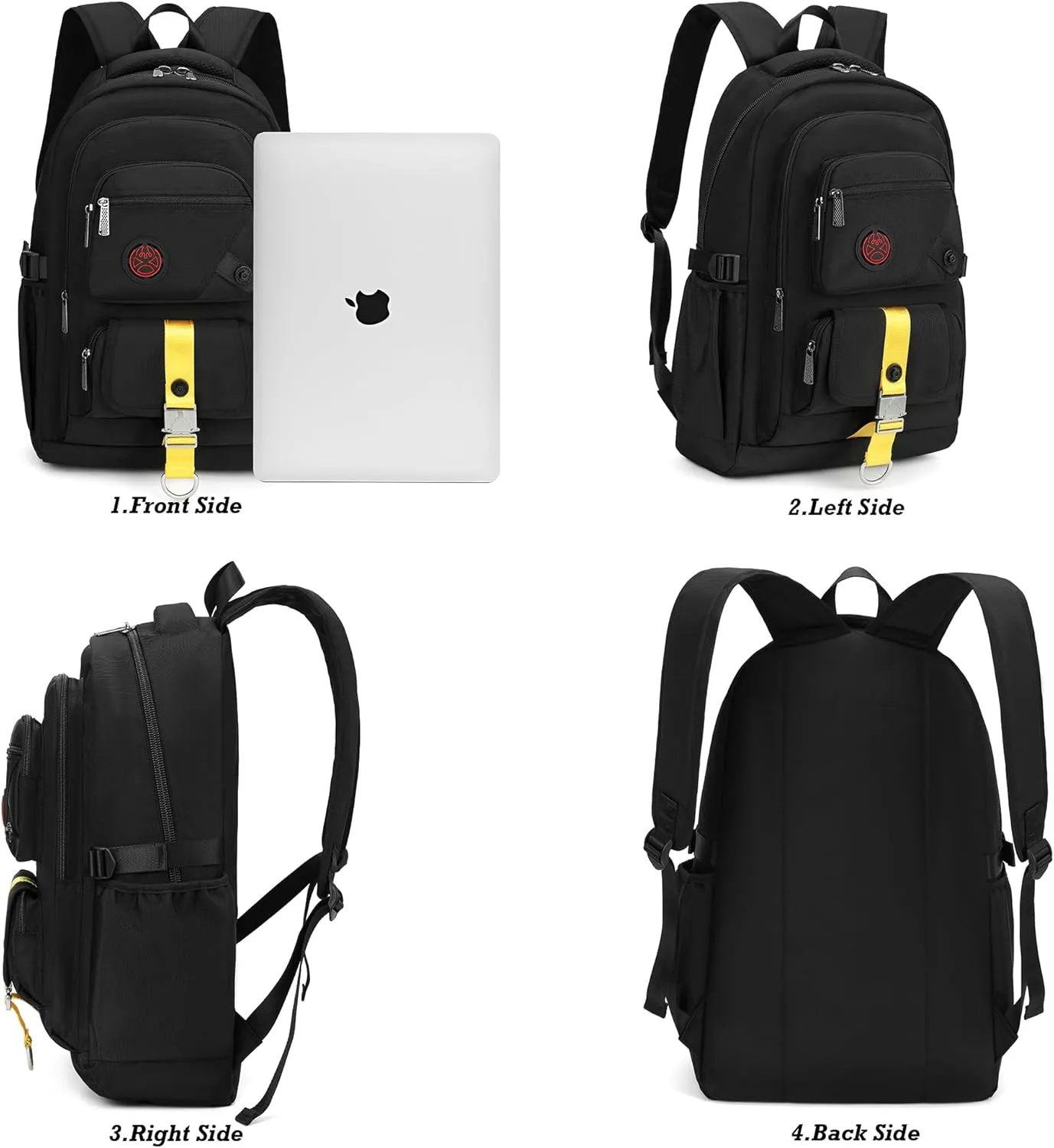 NICGID Sling Bags Chest Shoulder Backpacks, 13.3'' 14.1'' 15.6''Laptop Backpack Crossbody Messenger Bag Travel Outdoor