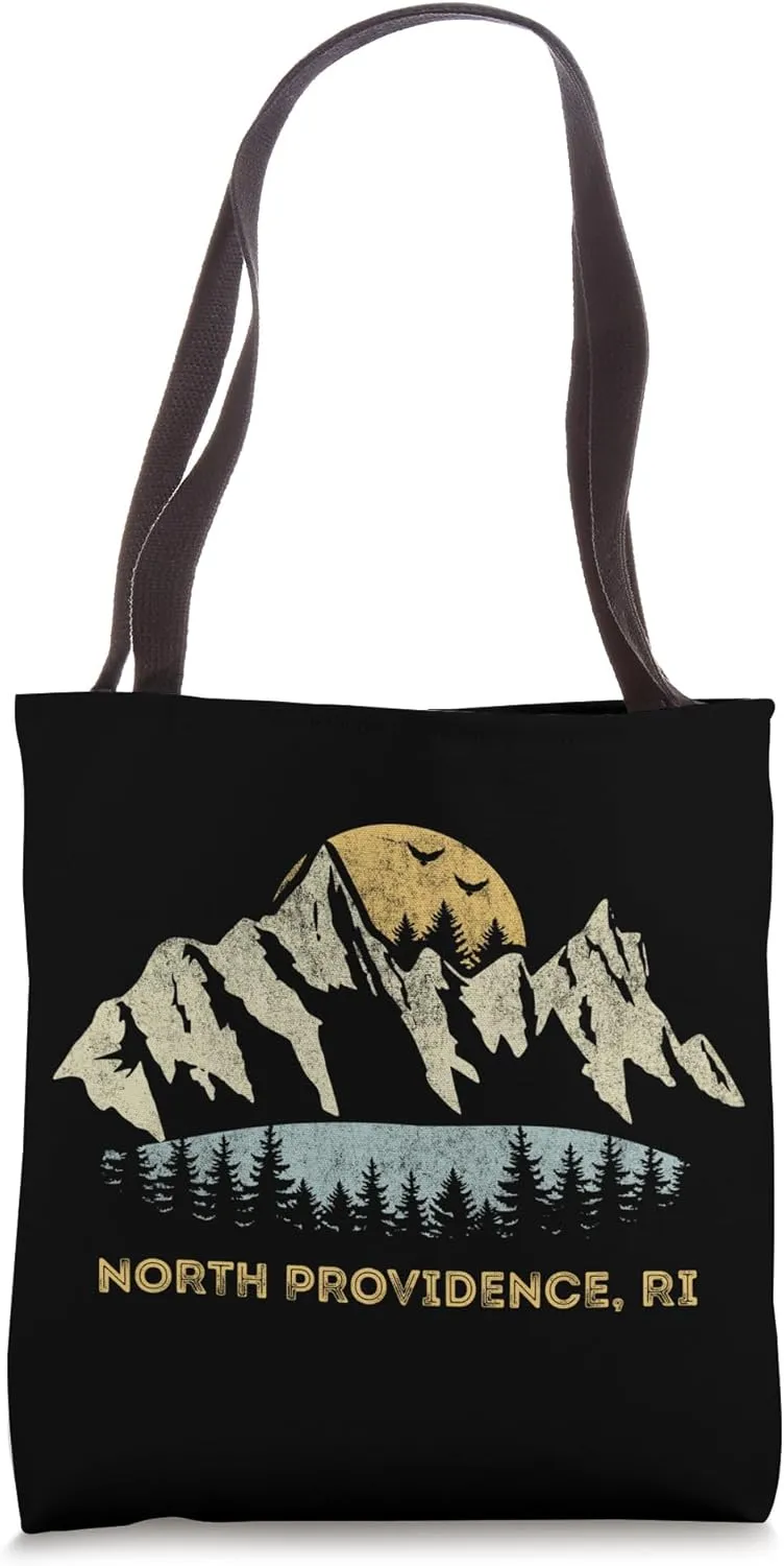 North Providence Rhode Island Mountain Sunset Sunrise Tote Bag
