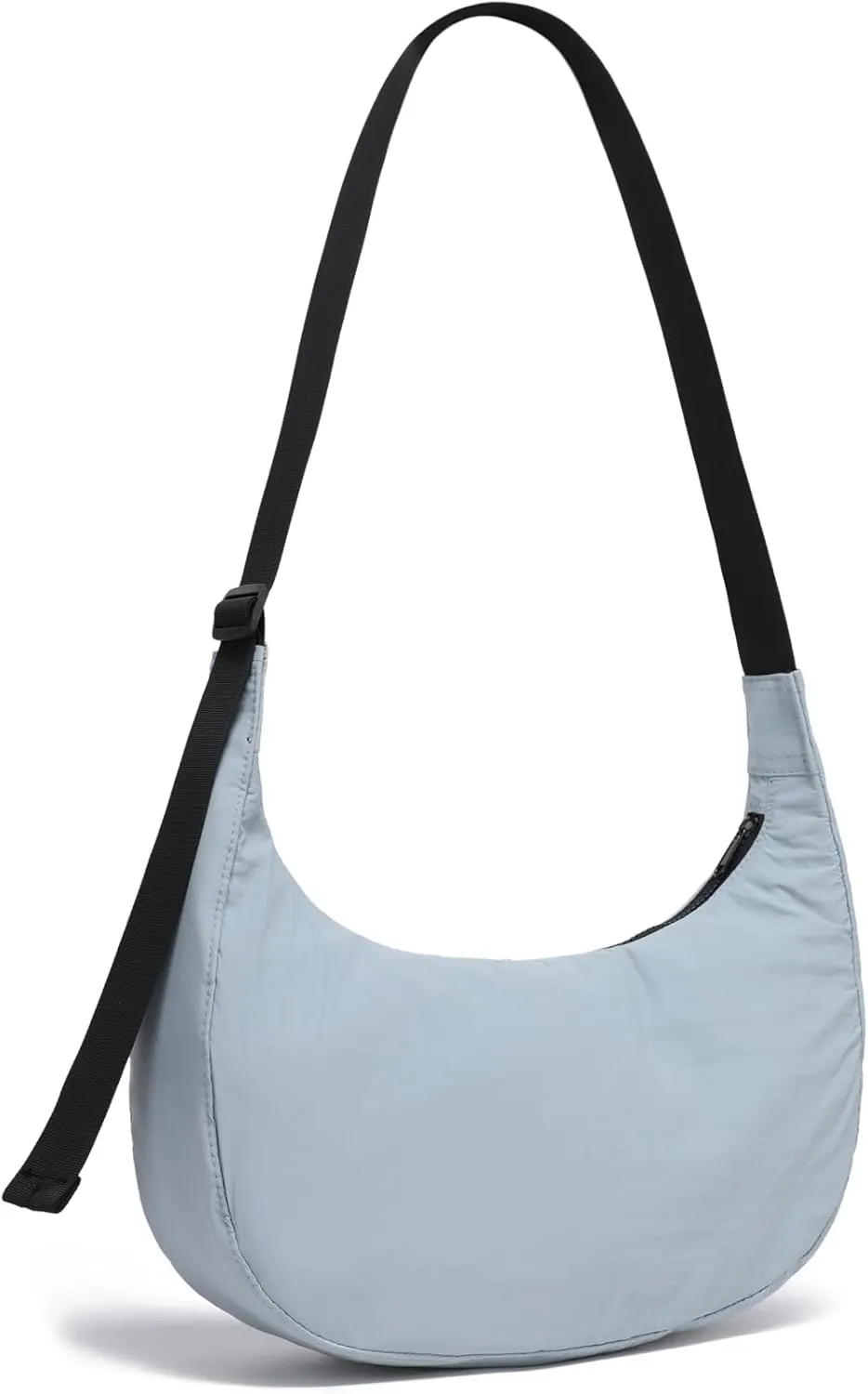 Nylon Crescent Crossbody Bags for Women,Shoulder Casual Dumpling Purse