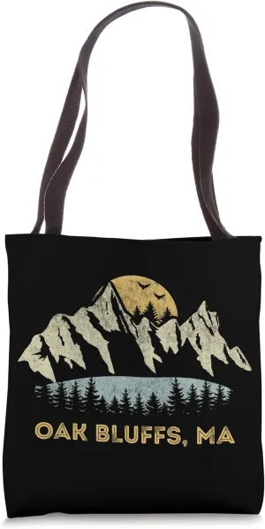 Oak Bluffs Massachusetts Mountain Sunset Sunrise MA Tote Bag
