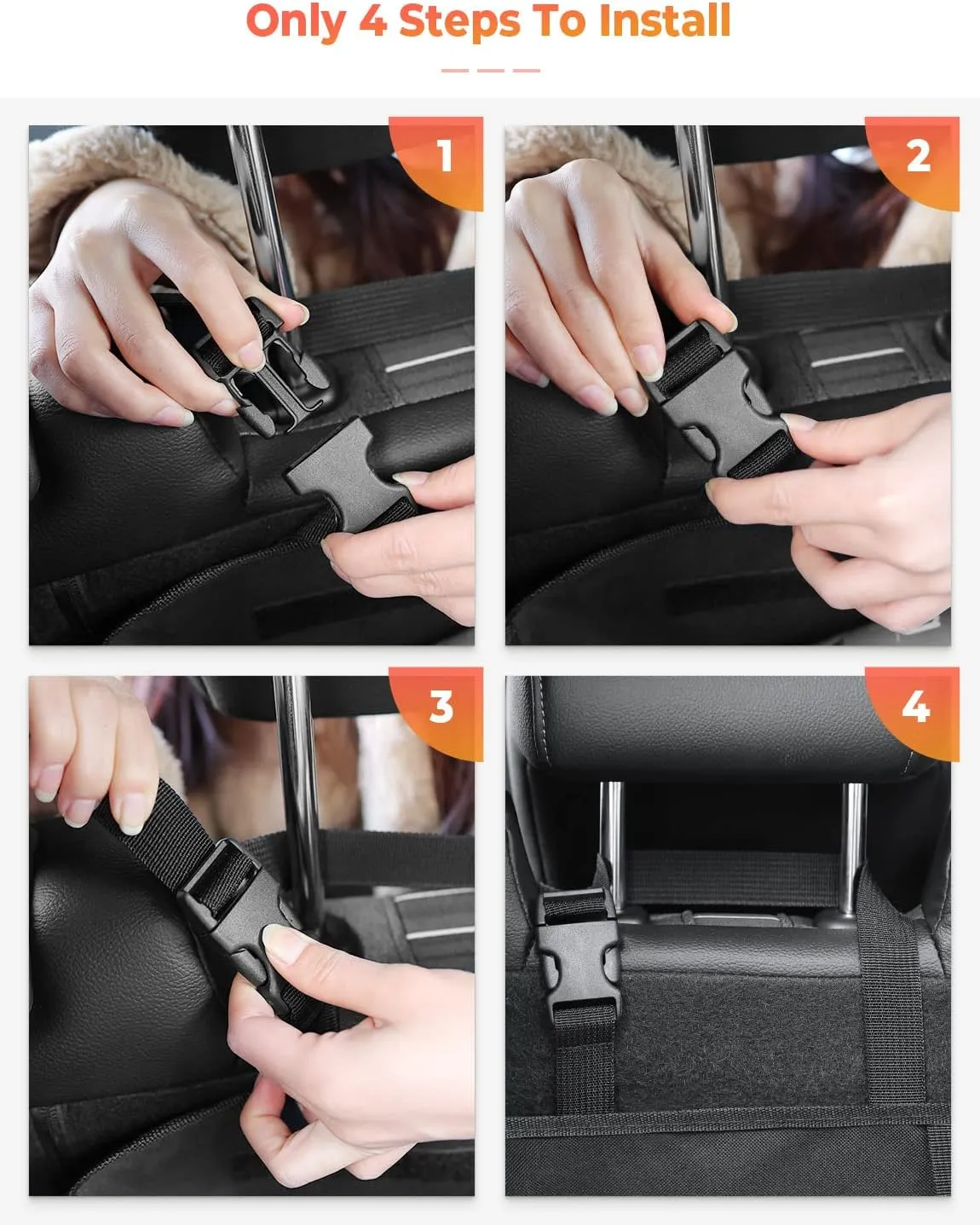 Oasser Car Storage Organizer New Version, Hanging Trunk Organizer with 10 Different Functional Storage Bags for SUV Truck MPV VAN