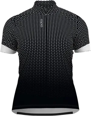 Odlo Women's Essential Print Full Zip Cycle Jersey