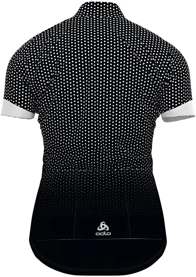 Odlo Women's Essential Print Full Zip Cycle Jersey