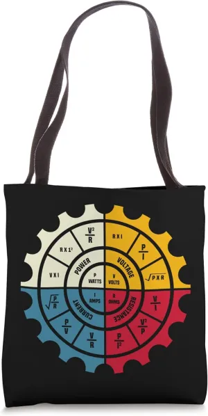 Ohms Law Diagram For Electrical Engineer Tote Bag
