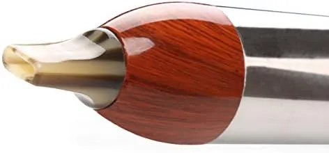 OrientalMusicSanctuary Rosewood Vertical Blown Bawu - Yunnan Ethnic Chinese Free Reed Flute (Key of F)