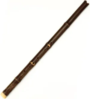 Original Brown Vertical Bamboo Flute Traditional Chinese Musical Instrument Xiao